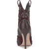 image:imageJessica Simpson Womens Palieve Pointed Toe Western BootiesCherry Mahogany Suede
