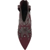 image:imageJessica Simpson Womens Palieve Pointed Toe Western BootiesCherry Mahogany Suede