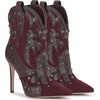 image:imageJessica Simpson Womens Palieve Pointed Toe Western BootiesCherry Mahogany Suede