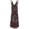 image:imageJessica Simpson Womens Palieve Pointed Toe Western BootiesCherry Mahogany Suede