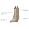 image:imageJessica Simpson Womens Paredisa Embellished Fringe Western BootiesChampagne Shimmer Sand