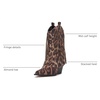 image:imageJessica Simpson Womens Paredisa Embellished Fringe Western BootiesNatural Leopard