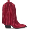 image:imageJessica Simpson Womens Paredisa Embellished Fringe Western BootiesRed Muse Shimmer Sand
