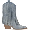 image:imageJessica Simpson Womens Paredisa Embellished Fringe Western BootiesRugged Blue