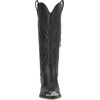 image:imageJessica Simpson Womens Zuliena Pointed Cap Toe Western BootsBlack Faux Soft Nappa Silk