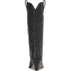 image:imageJessica Simpson Womens Zuliena Pointed Cap Toe Western BootsBlack Faux Soft Nappa Silk