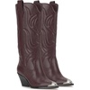 image:imageJessica Simpson Womens Zuliena Pointed Cap Toe Western BootsCherry Mahogany Lux Vintage