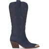image:imageJessica Simpson Womens Zuliena Pointed Cap Toe Western BootsIndigo Denim