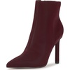 image:imageJessica Simpson Womens Debia High Heel Pointed Toe BootiesDark Cherry Sateen
