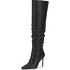 image:imageJessica Simpson Womens Olyra Over The Knee Slouch BootsBlack Lux Stretch