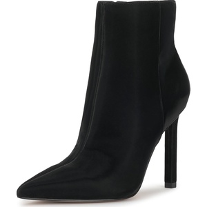 image:imageJessica Simpson Womens Debia High Heel Pointed Toe BootiesBlack Sateen