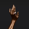 image:imageJessica Simpson Womens Adjustable Ring Watch  Crystal Bezel Quartz Analog Mini Dial Stretch Band Fashion Jewelry AccessoryRose Gold  Purple