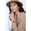 image:imageJessica Simpson Womens Dress Watch Wrist Watch for WomenRose GoldBurgundy