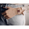 image:imageJessica Simpson Womens Dress Watch Wrist Watch for WomenRose GoldBurgundy