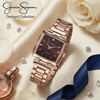 image:imageJessica Simpson Womens Dress Watch Wrist Watch for WomenRose GoldBurgundy