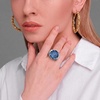 image:imageJessica Simpson Womens Ring Watch Fashion Jewelry AccessorySilver Deep Blue