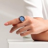 image:imageJessica Simpson Womens Ring Watch Fashion Jewelry AccessorySilver Deep Blue