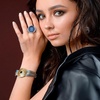 image:imageJessica Simpson Womens Ring Watch Fashion Jewelry AccessorySilver Deep Blue