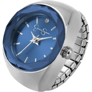 image:imageJessica Simpson Womens Ring Watch Fashion Jewelry AccessorySilver Deep Blue